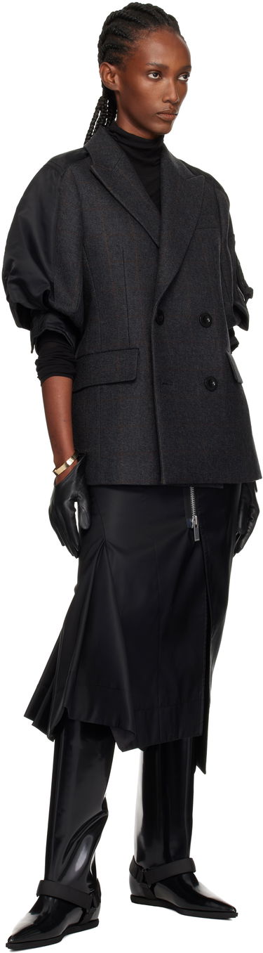 Rukavice sacai sacai Leather Bangle Gloves Hnedá | 25-08253, 4