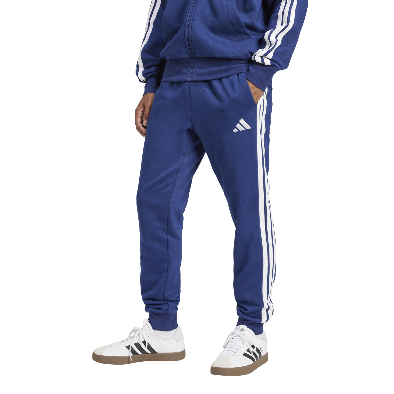 Tepláky adidas Performance 3-Stripes Fleece Track Pants Modrá | JD1859, 0