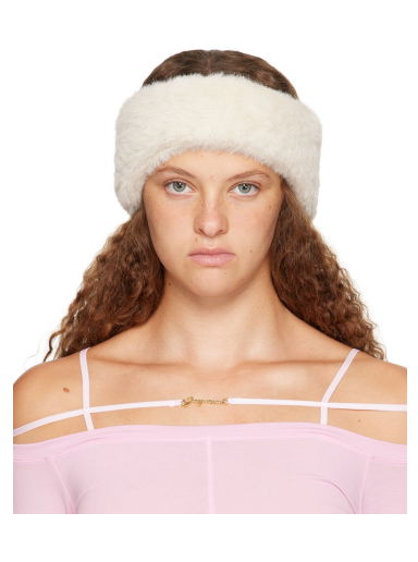 Doplnky Jacquemus Le Papier 'Le Bandeau Neve' Headband "Off-White" Biela | 21H213AC200-5080