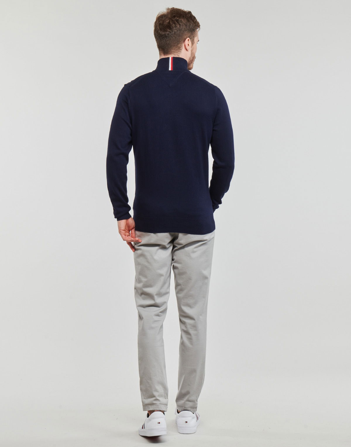 PIMA ORG CTN CASHMERE ZIP MOCK