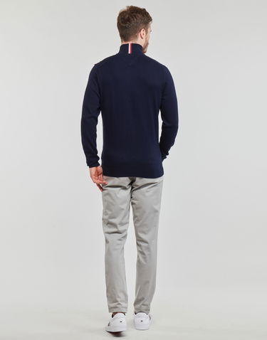 Sveter Tommy Hilfiger PIMA ORG CTN CASHMERE ZIP MOCK Béžová | MW0MW28049-DW5, 3
