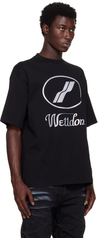 Tričko We11done Printed T-Shirt Čierna | WD-TP5-19-930-BK, 4