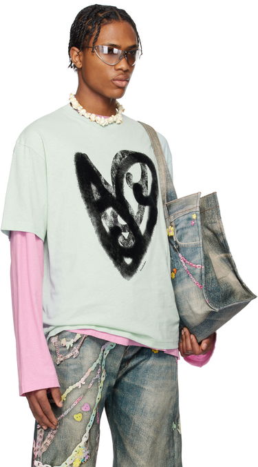 Tričko Acne Studios Acne Studios Printed T-Shirt Zelené | CL0344-, 1