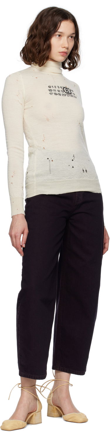Džínsy Maison Margiela MM6 Maison Margiela Barrel-Leg Jeans Vínová | S52LA0268 M30032, 3