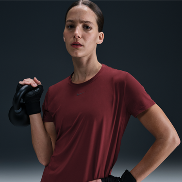 Tričko Nike Dri-FIT One Classic Short Sleeve Training Top Vínová | FN2798-619, 0