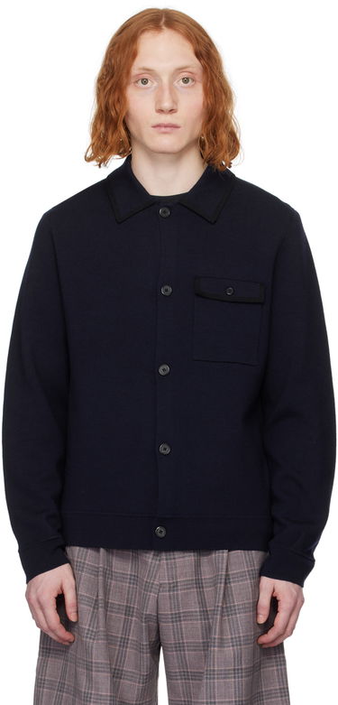 Sveter Paul Smith Paul Smith Heavyweight Jacket Navy | M1R-616Y-M02280-49, 0