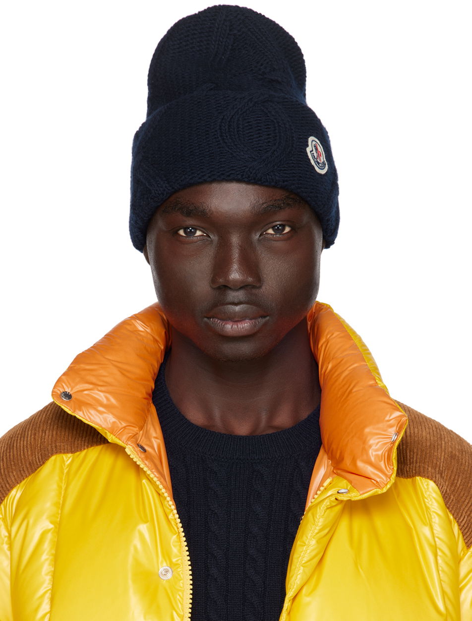 Kulicha Moncler Patch Beanie Navy | I20913B00035M1115, 0