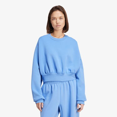 Mikina adidas Performance ALL SZN Soft Lux Cropped Sweatshirt Modrá | JV9895, 1