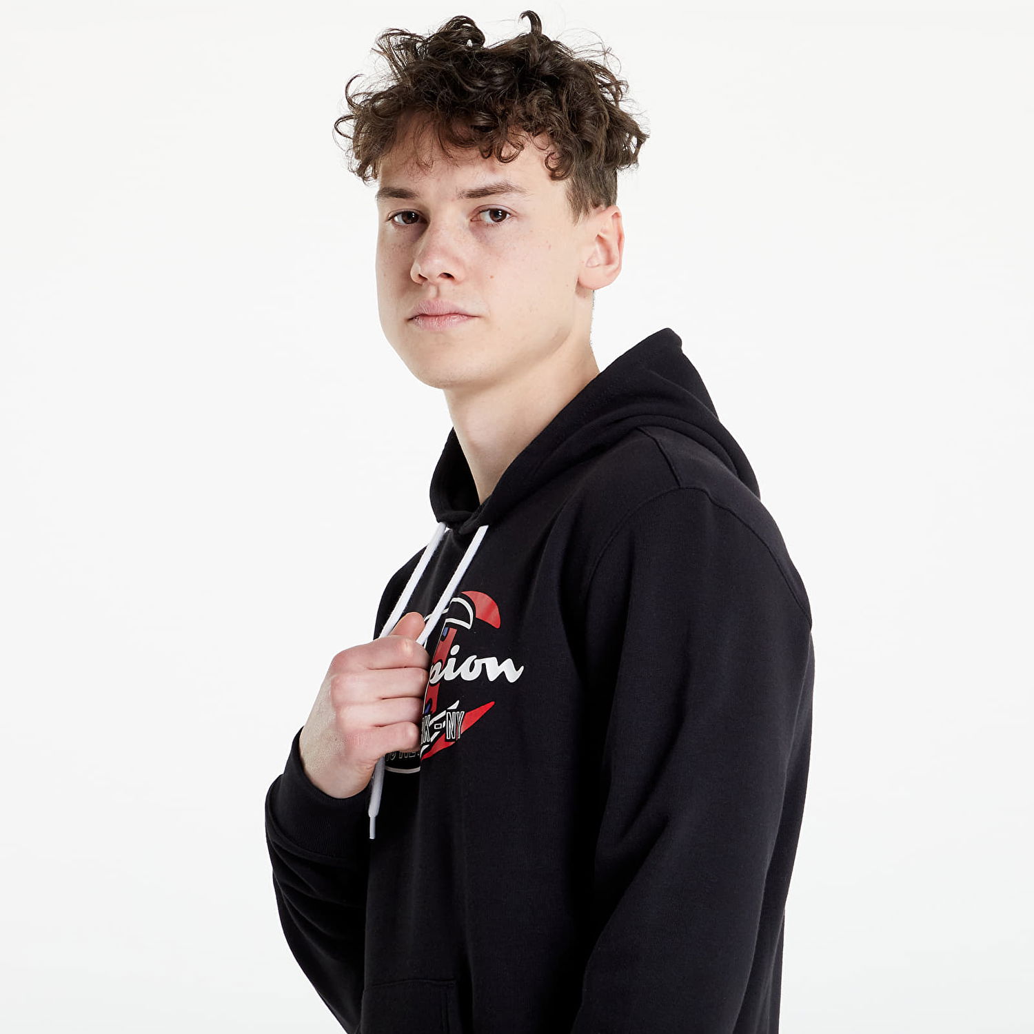 Mikina Champion Hooded Sweatshirt Čierna | KK001 NBK, 1