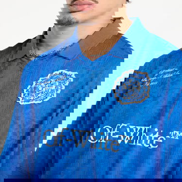 Dres Off-White Lion Nation Soccer Jersey Modrá | OMAD00CF25JER0044601, 2