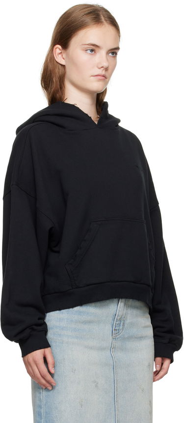 Mikina We11done Layered Hoodie Čierna | WD-TH2-24-835-U-BK, 1