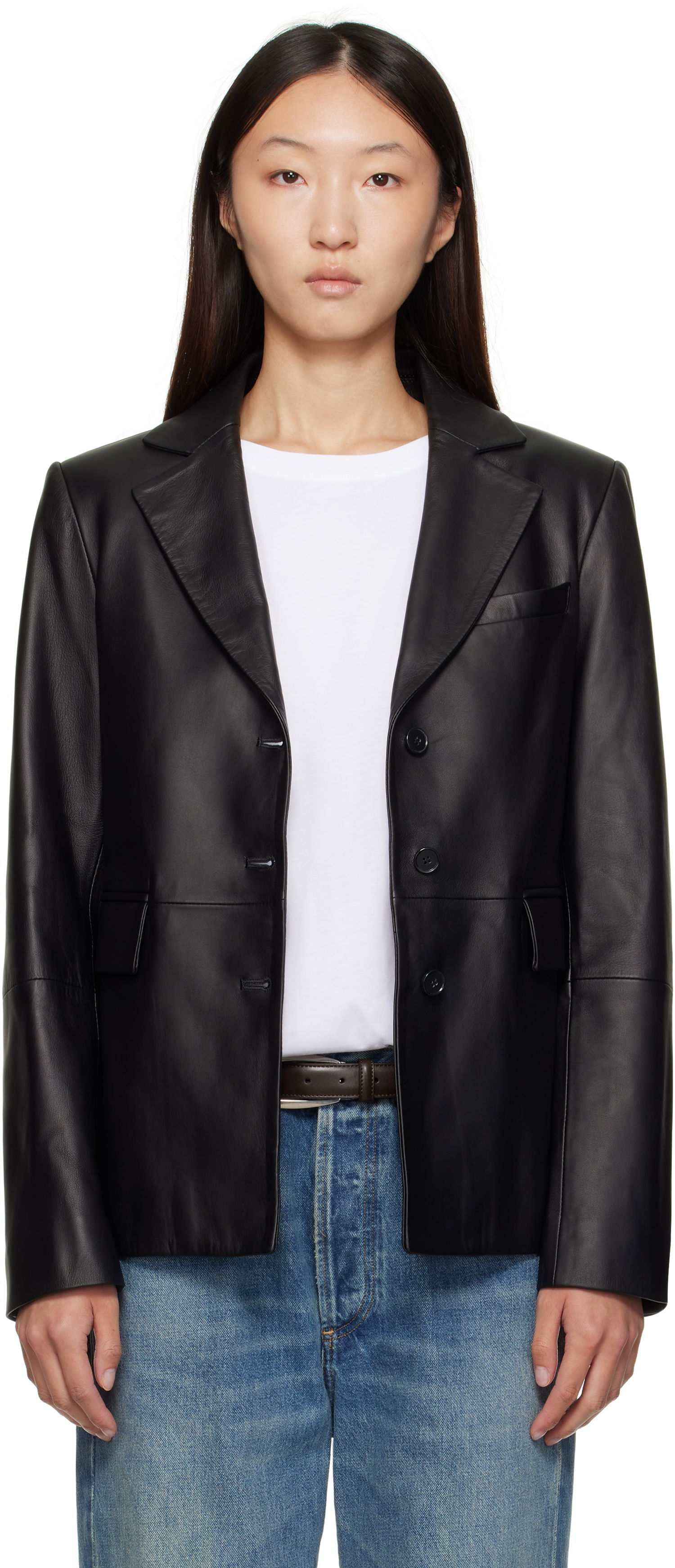 Bunda Loulou de Saison Loulou de Saison Aldo Leather Jacket Čierna | ALDO LDS, 0