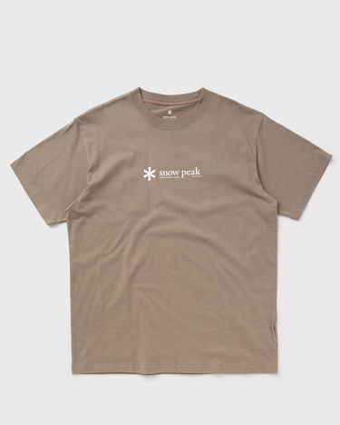 Tričko Snow Peak SOFT COTTON LOGO SHORT SLEEVE T-SHIRT Hnedá | TS-24SU201-BEIGE, 0