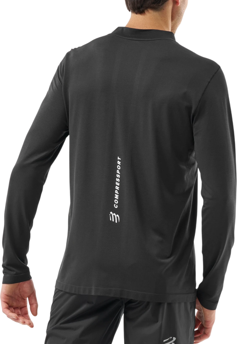 Tričko Compressport Performance LS T-Shirt Čierna | atsm4949002, 1