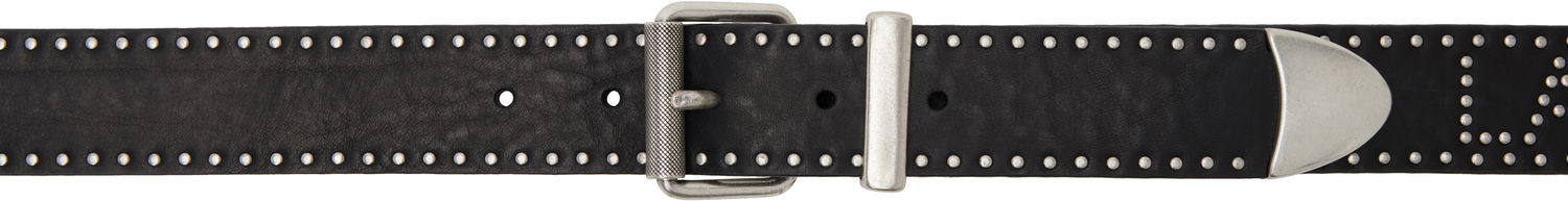 Opasok Palm Angels Palm Angels Studded Leather Belt Čierna | PMRB035S25LEA0011072, 0