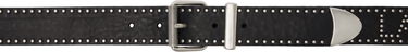 Opasok Palm Angels Palm Angels Studded Leather Belt Čierna | PMRB035S25LEA0011072, 0