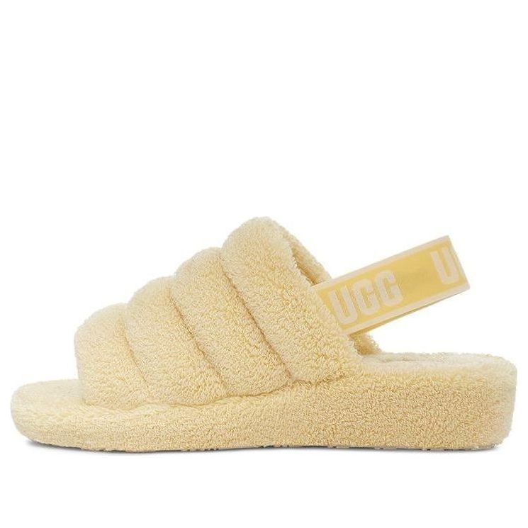 Tenisky a topánky UGG Fluff Yeah Terry Slides Žltá | 1127116-BPDD