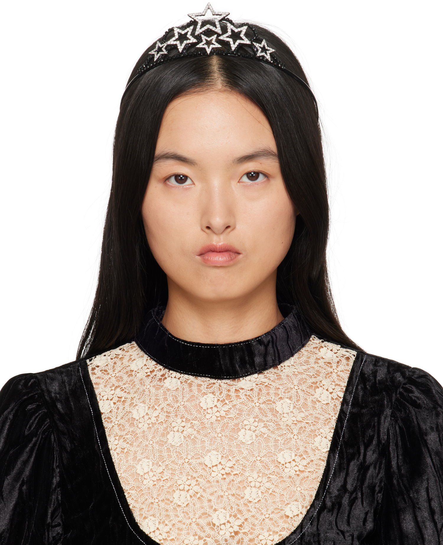 Spona Anna Sui Anna Sui x Erickson Beamon Star Tiara Headband Metalická | AS AWCR 01, 0