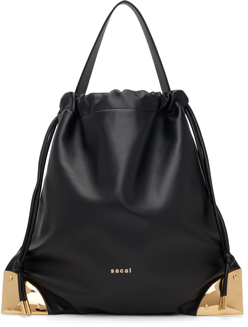 Kabelka sacai Drawstring Bag Čierna | S127-01