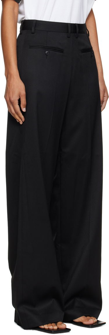 Nohavice Maison Margiela MM6 Maison Margiela Tailored Wide-Leg Trousers Šedá | S52KA0538 S47848, 4