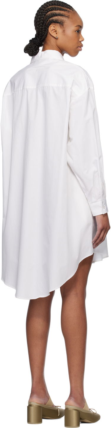 Košeľa Maison Margiela MM6 Maison Margiela Logo Poplin Shirt Minidress Biela | S52CT0787 M35152, 2