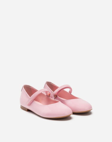 Tenisky a topánky Dolce & Gabbana Leather Mary Jane Ballet Flats Ružová | D10699A132880416, 2