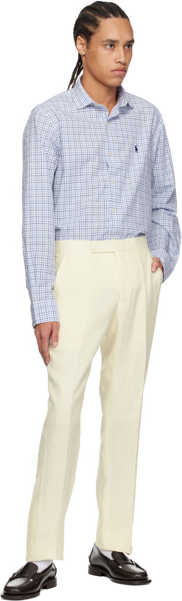 Nohavice Polo by Ralph Lauren Polo Ralph Lauren Linen Suit Trousers Béžová | 715793698003, 3