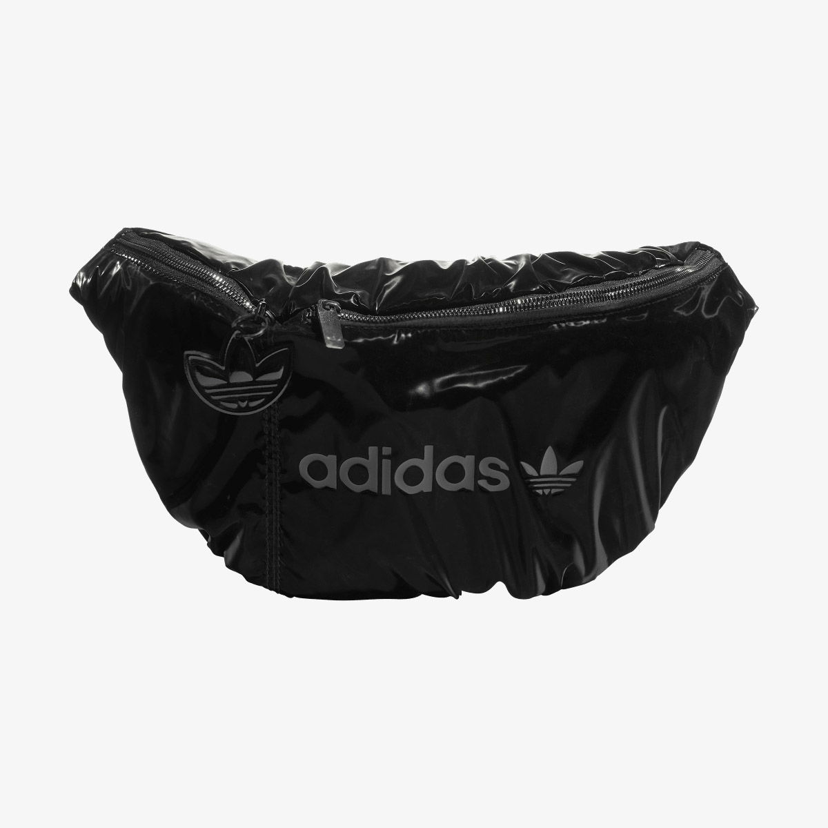 Ľadvinka adidas Originals Black Shiny Bum Bag Čierna | HK0157, 1