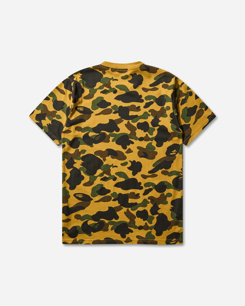 Tričko BAPE 1st Camo College T-Shirt Žltá | 1L80109008 YELLOW