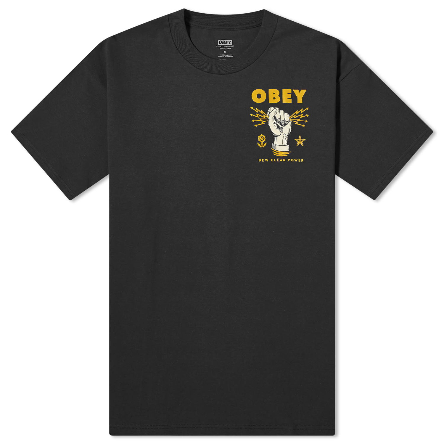 Tričko OBEY New Clear Power Čierna | 165263779-BLK, 0