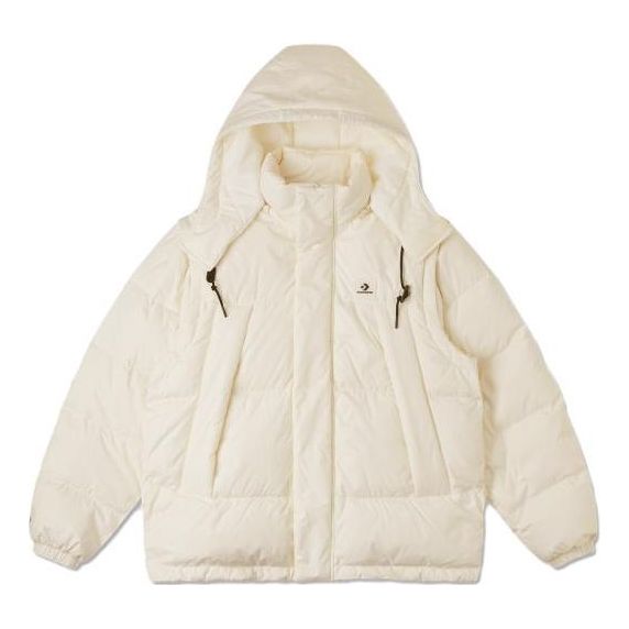 Prešívaná bunda Converse Converse Premium Short Down Jacket Biela | 10025253-A01