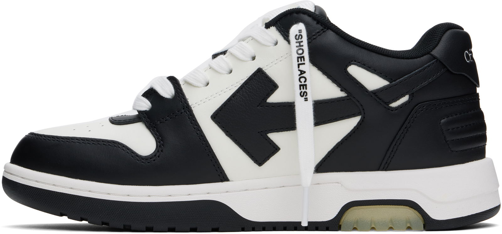 Out Of Office Calf Leather "Black White"