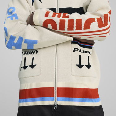 Sveter Puma SPECIAL ITEMS Knit Moto Jacket Béžová | 629416_87, 4