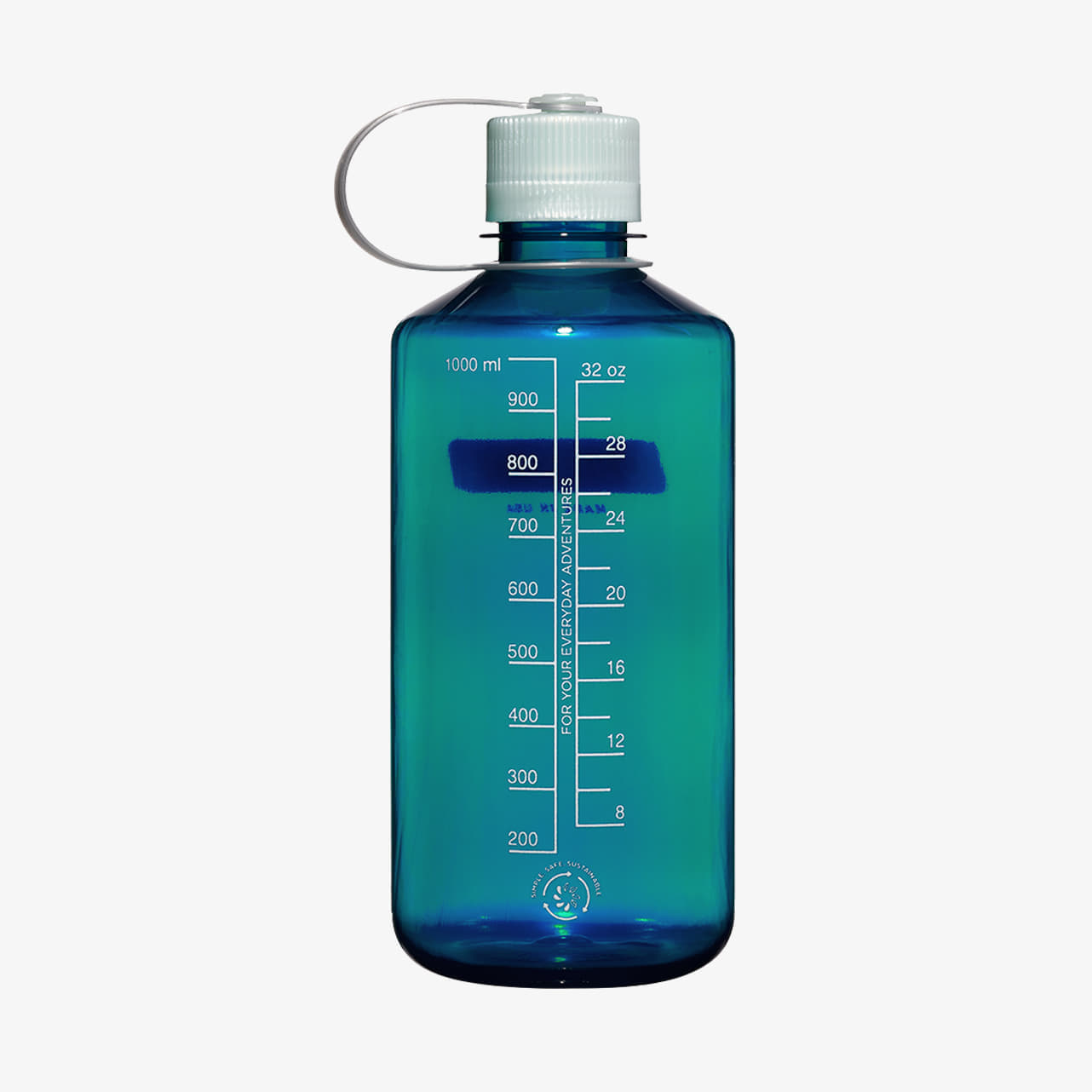 Fľaše Nalgene Narrow Mouth 1000 ml Universal Water Bottle Tyrkysová | 2021-0732, 1