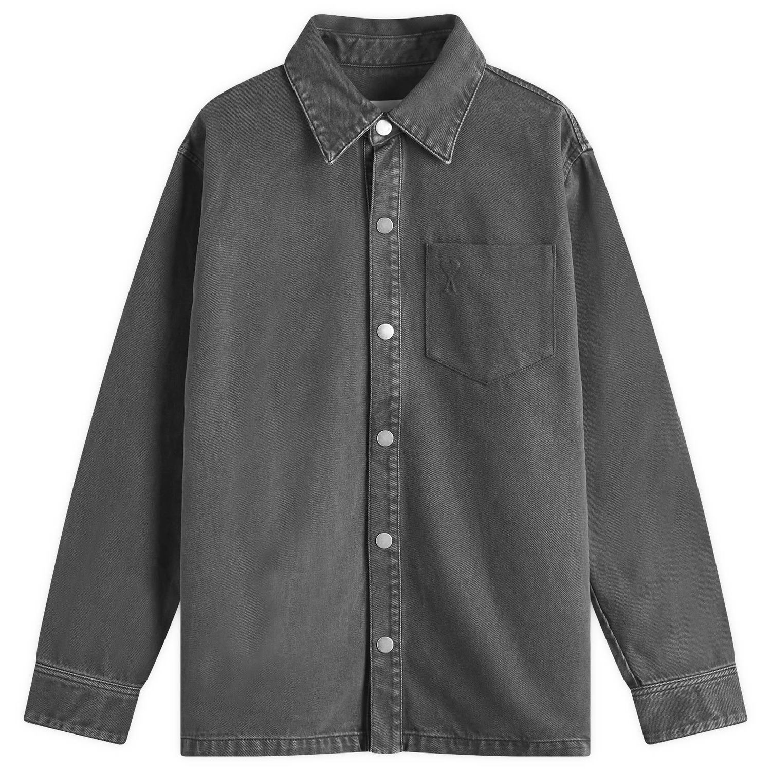 Košeľa AMI Denim Overshirt Čierna | UJK261-CO0037-001, 0