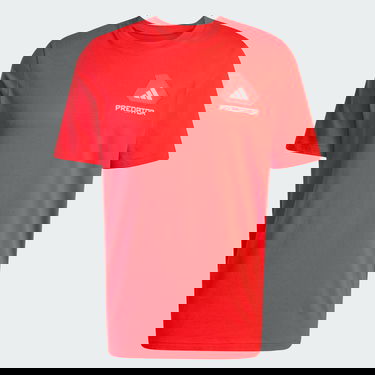Tričko adidas Performance Predator History Graphic T-Shirt Červená | JD8218, 4