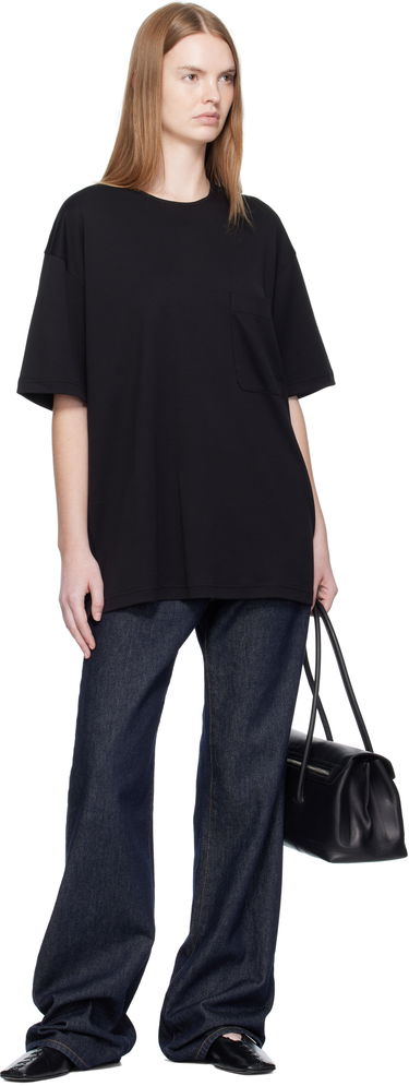 Tričko LEMAIRE Lemaire Relaxed Pocket T-Shirt Čierna | TO1457 LJ1043, 3