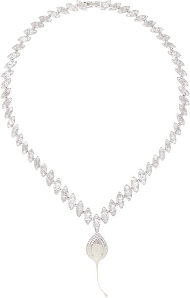 Náhrdelník Ottolinger Ottolinger Exclusive Diamond Dip Stingray Necklace Metalická | Diamond Drop Necklace, 0