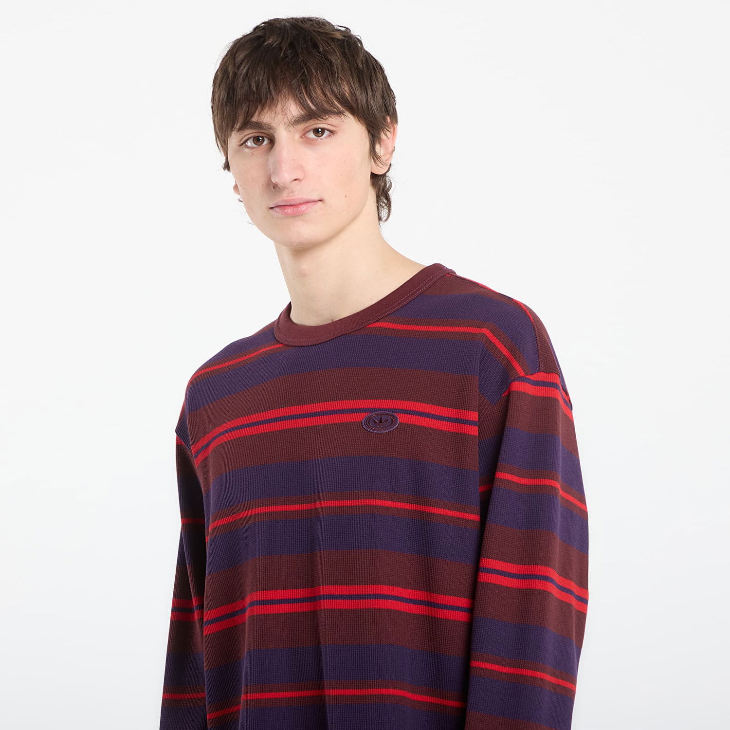 Tričko adidas Originals Striped Graphic Long-Sleeve T-Shirt Rôznofarebný | KS6847, 1