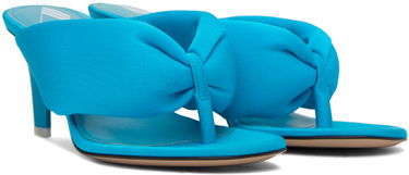 Starostlivosť o obuv The Attico Attico Rem Heeled Sandals Modrá | 237WS756 PA45, 3