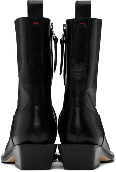 Oblečenie Aeyde Aeyde Luis Leather Cowboy Ankle Boots Čierna | A11-AB-LISS35BL-0122-800-001, 1