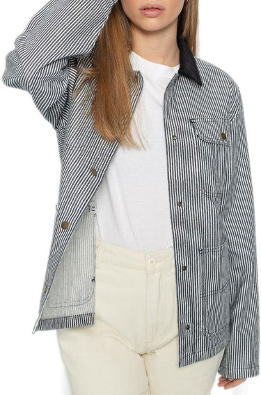 Kabáty Vans Chore Coat Striped Modrá | vn0a4dq4lkz1, 0