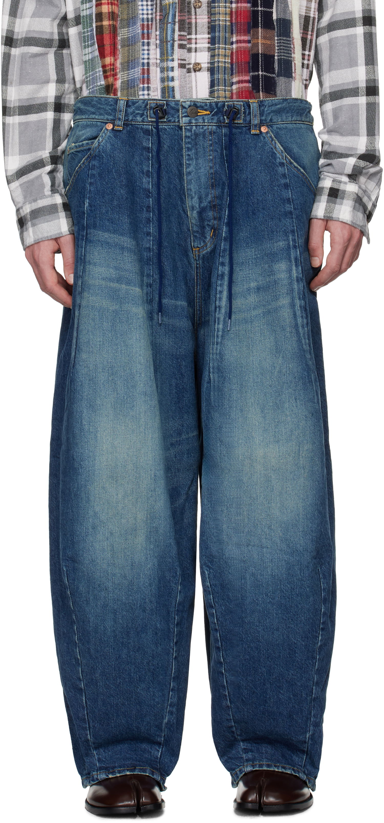 Džínsy Needles Jeans Modrá | PU244, 0