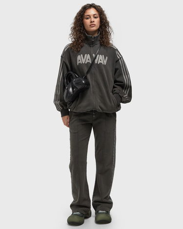 Tepláky adidas Originals AVAVAV Flared Side-Stripe French Terry Track Pant Šedá | KA9843, 2