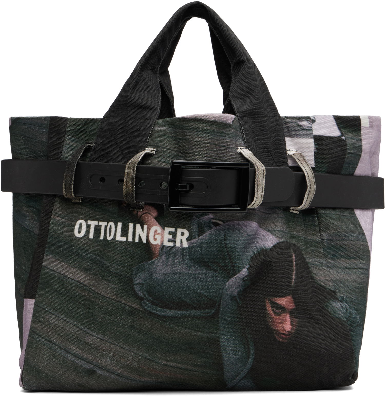 Tote bag Ottolinger Ottolinger Maxi Belted Tote Čierna | 126-902328-01, 0