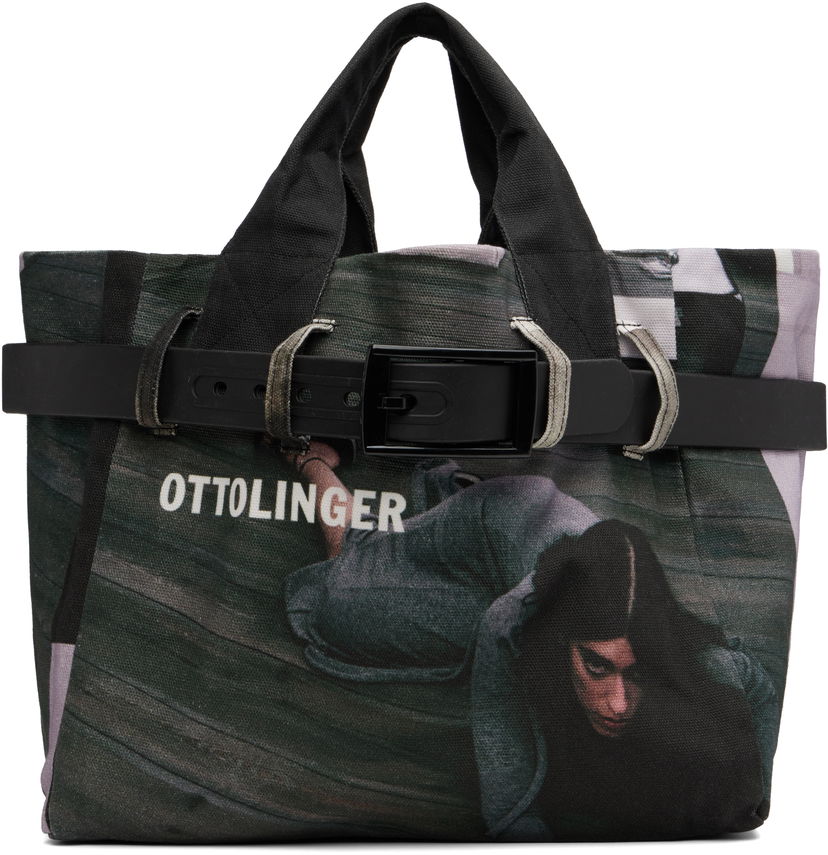 Tote bag Ottolinger Ottolinger Maxi Belted Tote Čierna | 126-902328-01