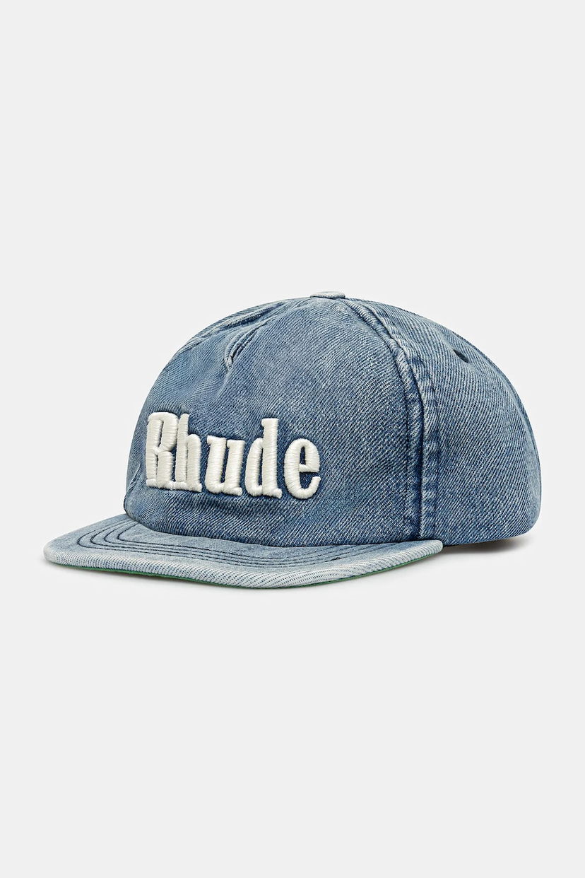 Šiltovka Rhude RHUDE Denim Baseball Cap Modrá | RHPF25HA01741