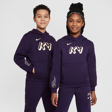 Mikina Nike Kylian Mbappé Club Fleece Hoodie Fialová | HQ3685-585, 2