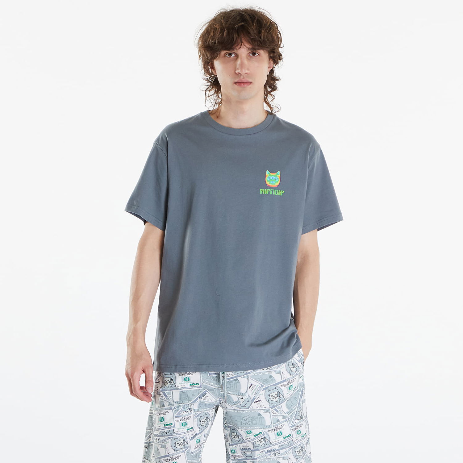 Tričko RIPNDIP Thermal Nermal Tee Charcoal Šedá | RNDSPR24169, 0