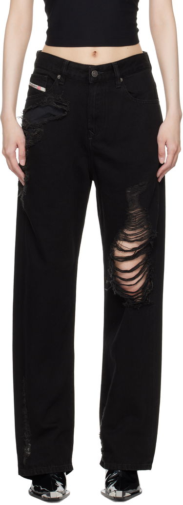 Džínsy Diesel Black Ripped 1999 D-Reggy Regular Jeans Čierna | A03621 09K35, 0